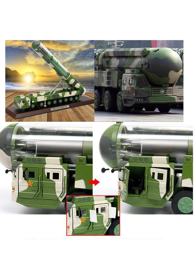 Generic - 1:72 Dongfeng DF-41 Missile Launch Vehicle Military Model, Realistic Alloy Vehicle, Intercontinental Ballistic Missile System, Must-Have for Military Enthusiasts and Collectors - Image 1
