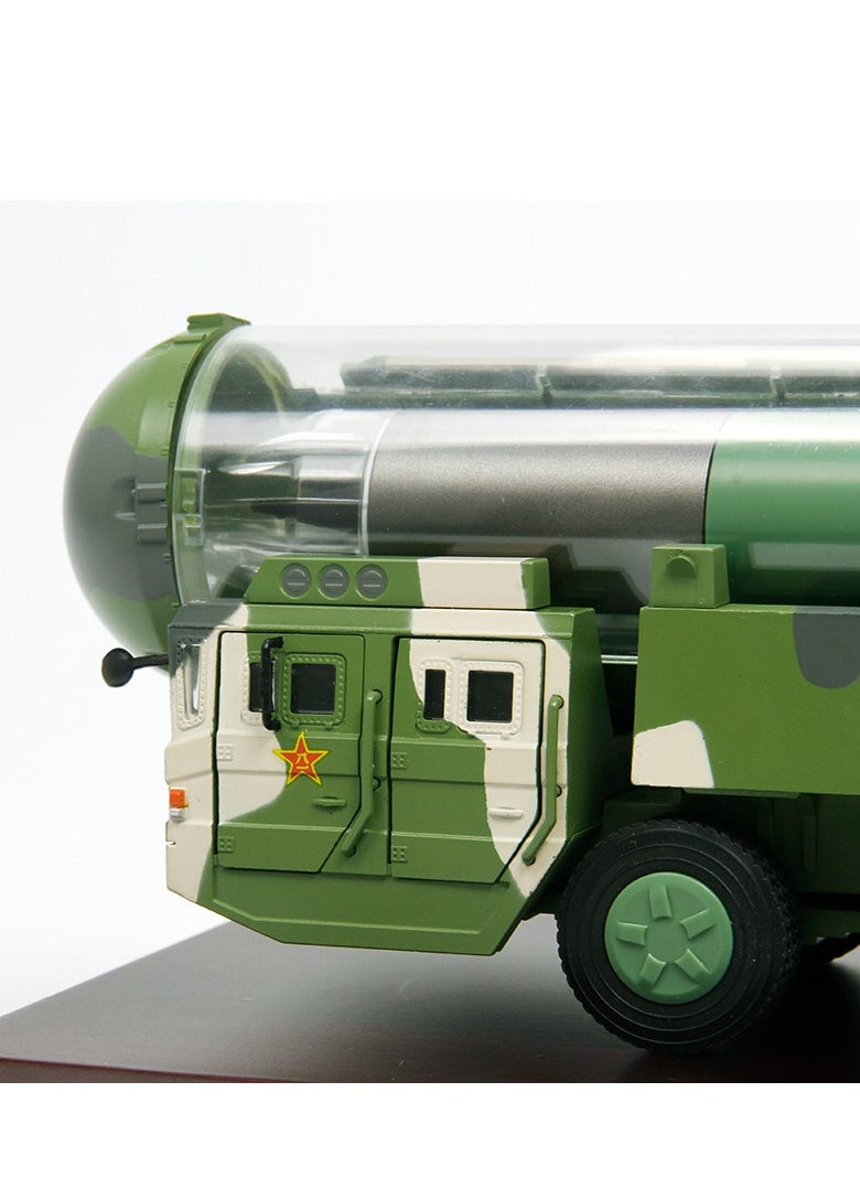 Generic - 1:72 Dongfeng DF-41 Missile Launch Vehicle Military Model, Realistic Alloy Vehicle, Intercontinental Ballistic Missile System, Must-Have for Military Enthusiasts and Collectors - Image 1