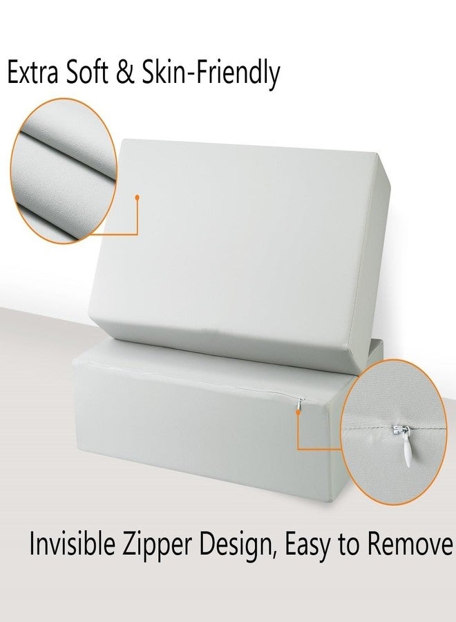 TOPPURE Cube Pillowcase (Gray, 24"x12"x6") Pillowcases for Cube Shape Pillow - Image 3