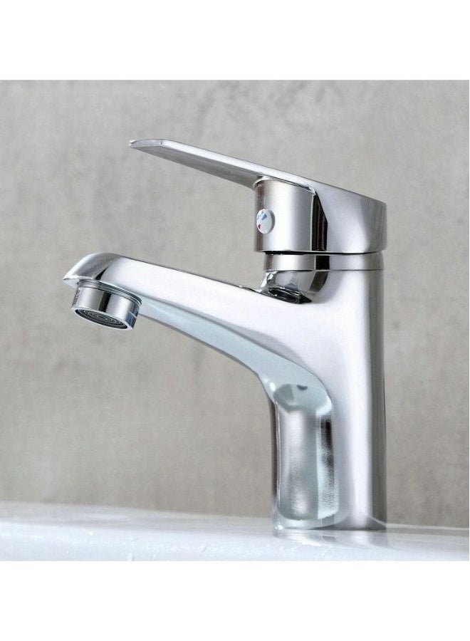 Beauenty Puality Stainless Steel Basin Faucet With Single Handle And Single Hole Hot And Cold Control, Suitable For Bathroom Washbasin - Image 2