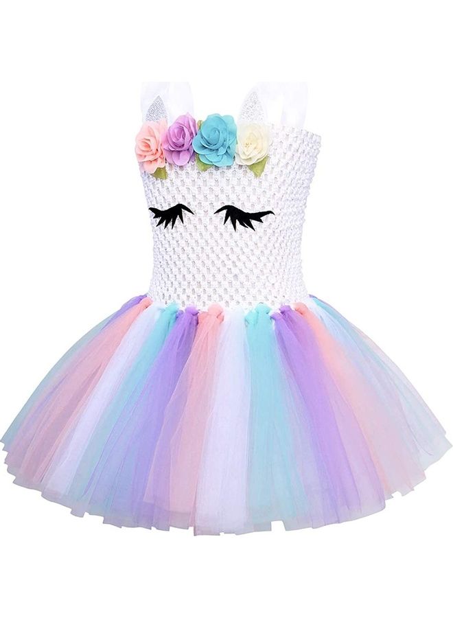 NIBEMINENT Princess Cosplay Costume With Unicorn Headband 130cm - Image 1