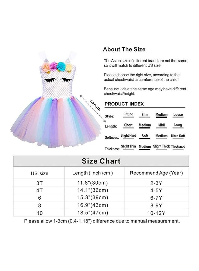 NIBEMINENT Princess Cosplay Costume With Unicorn Headband 130cm - Image 5