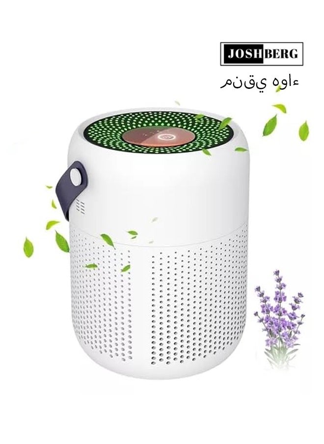 Joshberg Air Purifier, H13 HEPA Air Purifier, 3-in-1 Filter, 99.7% Air Cleaner, 4 Operating Modes, Air Quality Detect, Night Light, Max 216 sq.ft/20m², Type-C Plug, Low Noise, Filter Replace  - Image 1