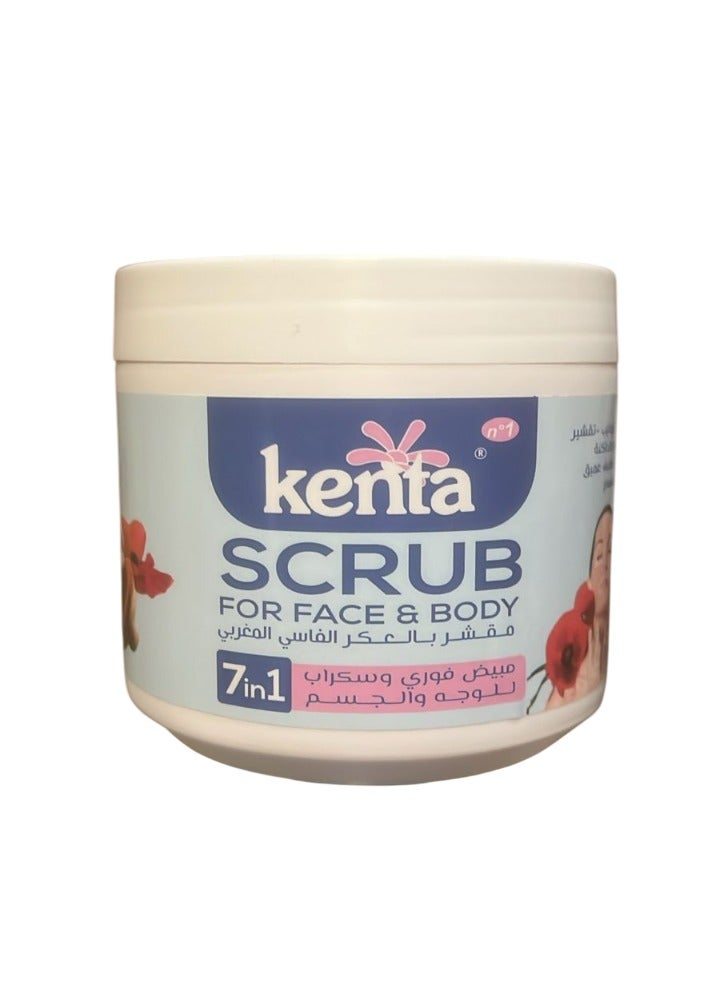 Scrub For Face And Body With Moroccan Aker Fassi 500 ML