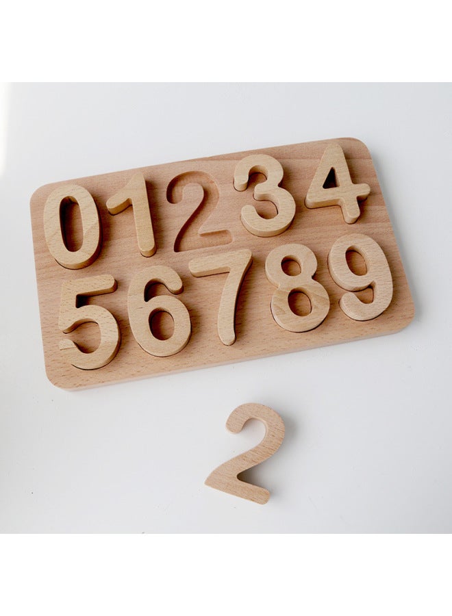 ألعاب مونتيسوري للتعليم المبكر وسائل تعليمية لوحة معرفية رقمية مكعبات بناء رقمية تعليم مفتوح تنوير اللعب الإدراكي للأطفال - اللون: لوحة رقمية YQ Log - Image 3