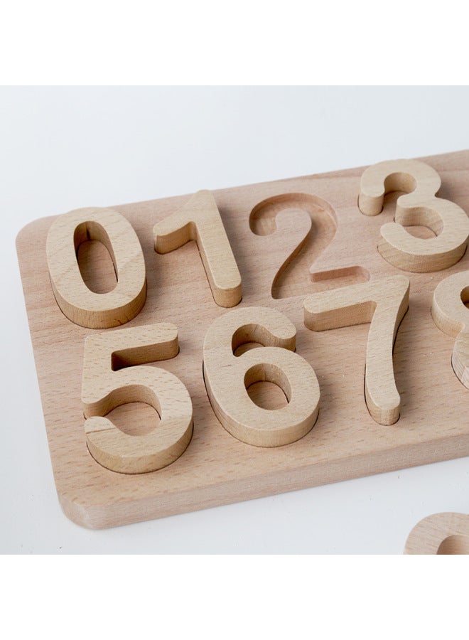 ألعاب مونتيسوري للتعليم المبكر وسائل تعليمية لوحة معرفية رقمية مكعبات بناء رقمية تعليم مفتوح تنوير اللعب الإدراكي للأطفال - اللون: لوحة رقمية YQ Log - Image 2