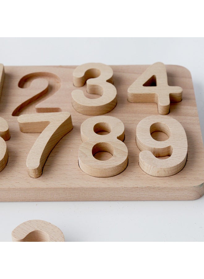 ألعاب مونتيسوري للتعليم المبكر وسائل تعليمية لوحة معرفية رقمية مكعبات بناء رقمية تعليم مفتوح تنوير اللعب الإدراكي للأطفال - اللون: لوحة رقمية YQ Log - Image 4