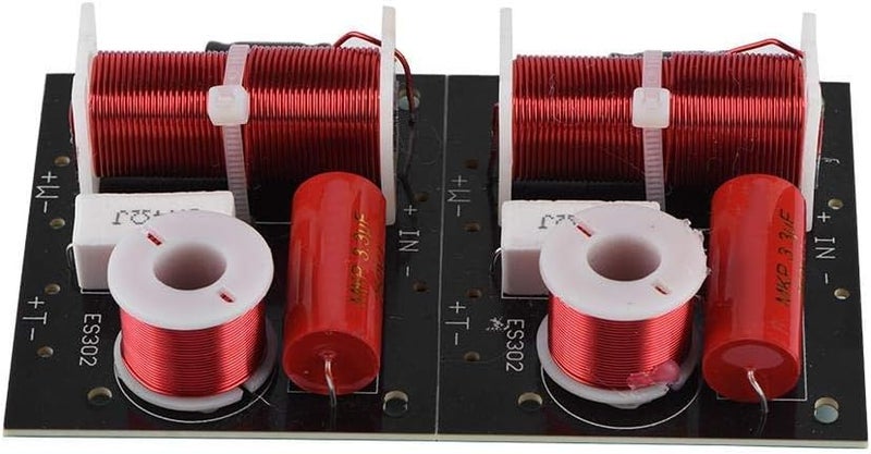 Shopping Spree Speaker Frequency Divider, 2Pcs Speaker Frequency Divider 2 Way 2 Unit Hi-Fi Sound Filter o Module Board - Image 2