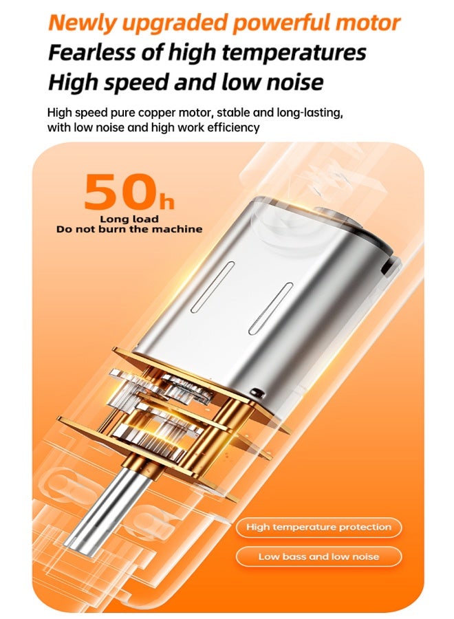 Zeemey 46-in-1 Electric Screwdriver Set,Multifunctional Small Precision Electric Screwdriver Set, Portable Usb Device, Silent & Durable, Long-Lasting,Rechargeable with High Torque Household Repair Tool, Cordless Design, Includes 38 Magnetic Precision Bits and Accessories, Home Improvement Tool Kit,Precision Repair Tool Kit for Phone, Laptop, Camera, Watch, Computer - Image 4