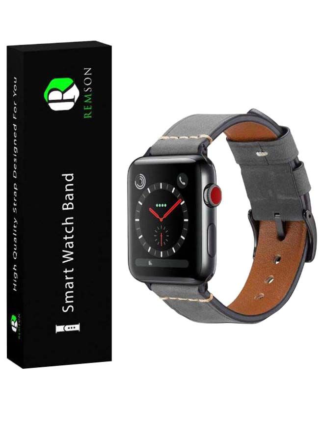 NIBEMINENT Replacement Band For Apple Watch Series 3/4/5 Grey - Image 1