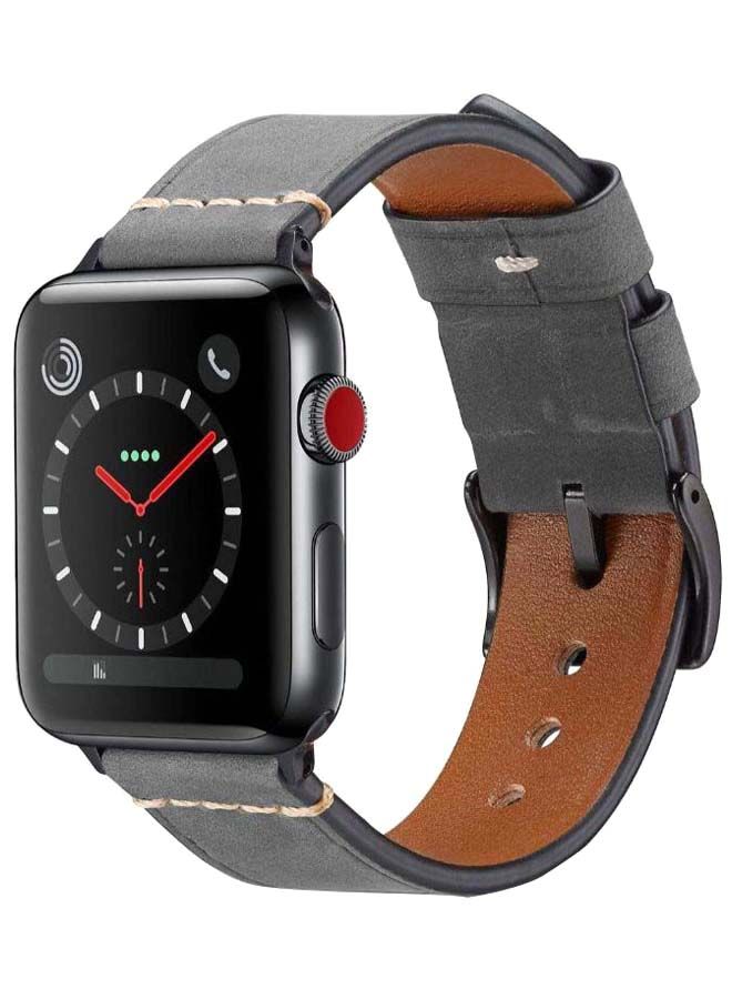 NIBEMINENT Replacement Band For Apple Watch Series 3/4/5 Grey - Image 3