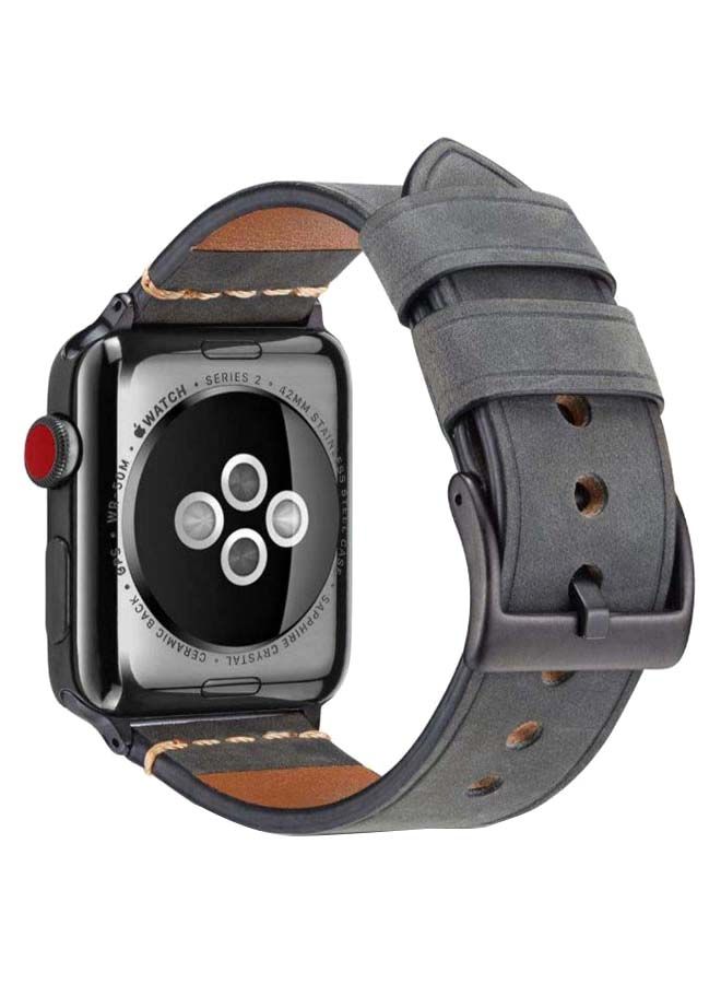 NIBEMINENT Replacement Band For Apple Watch Series 3/4/5 Grey - Image 4