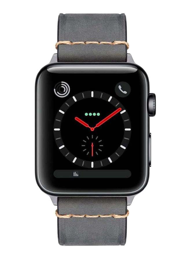 NIBEMINENT Replacement Band For Apple Watch Series 3/4/5 Grey - Image 2