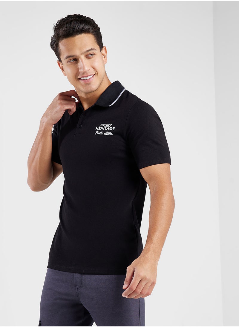 FRWD - Heritage Ruby Polo Shirt - Image 1