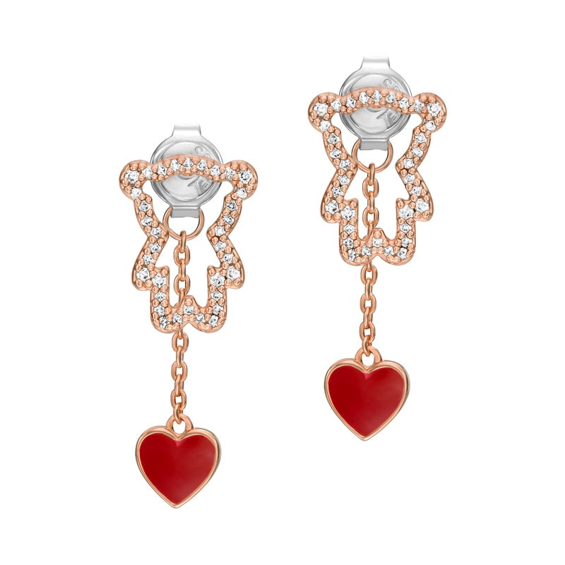 EMPORIO ARMANI Egs3163221 Rose Gold Plated Brass Stud Earrings - Image 1