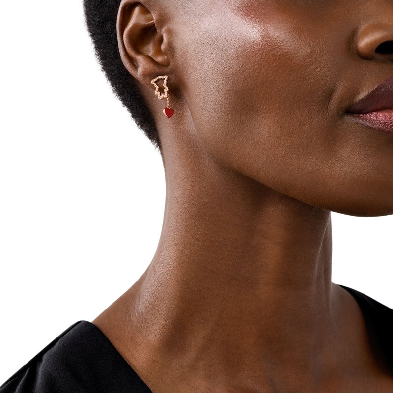 EMPORIO ARMANI Egs3163221 Rose Gold Plated Brass Stud Earrings - Image 3