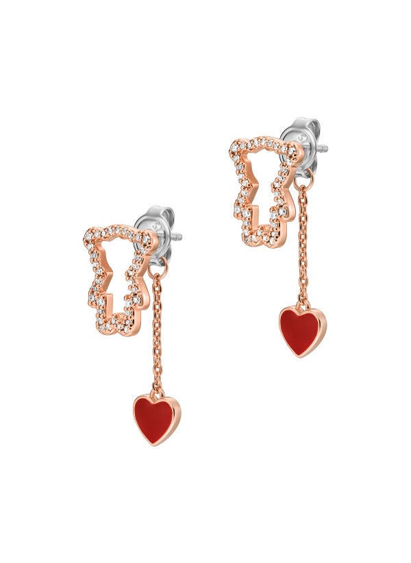 EMPORIO ARMANI Egs3163221 Rose Gold Plated Brass Stud Earrings  - Image 1