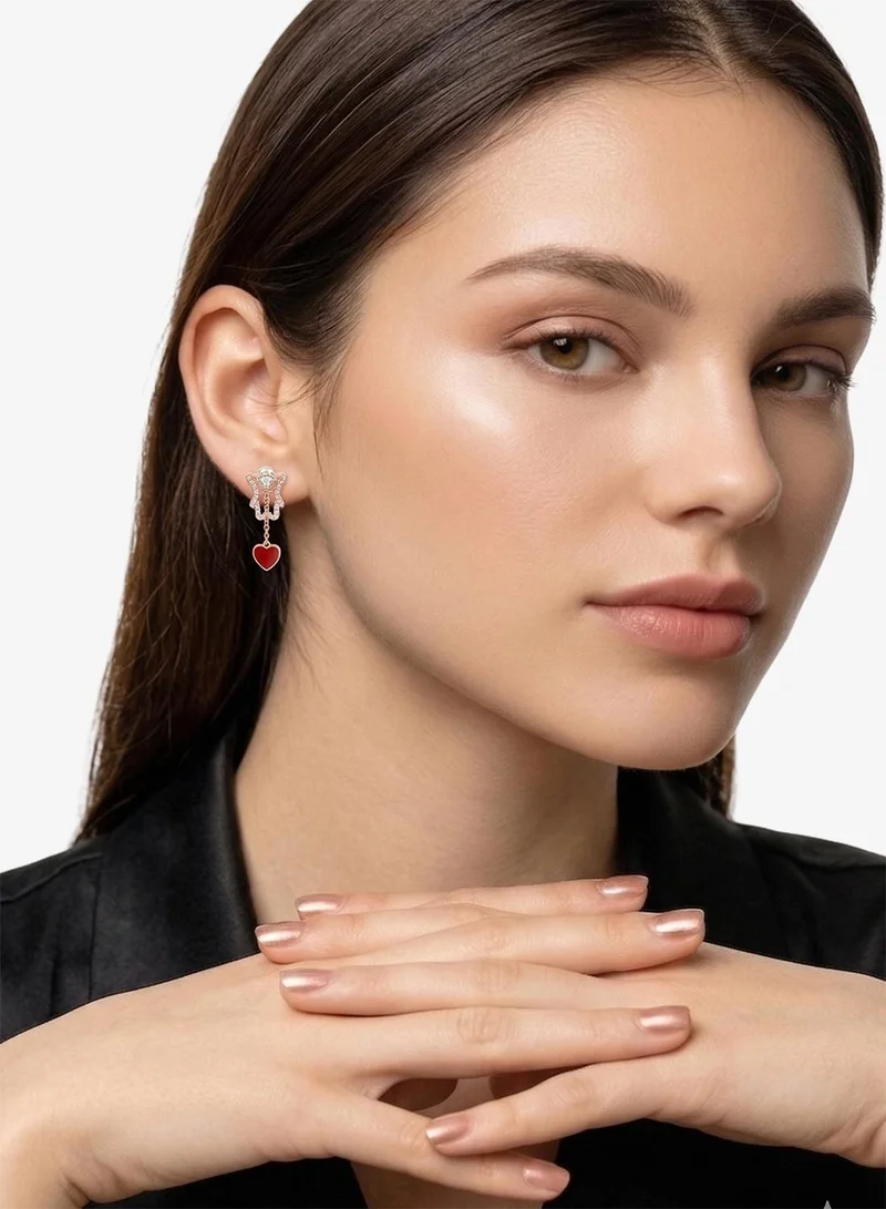 EMPORIO ARMANI  Egs3163221 Rose Gold Plated Brass Stud Earrings for Women | Best Price UAE