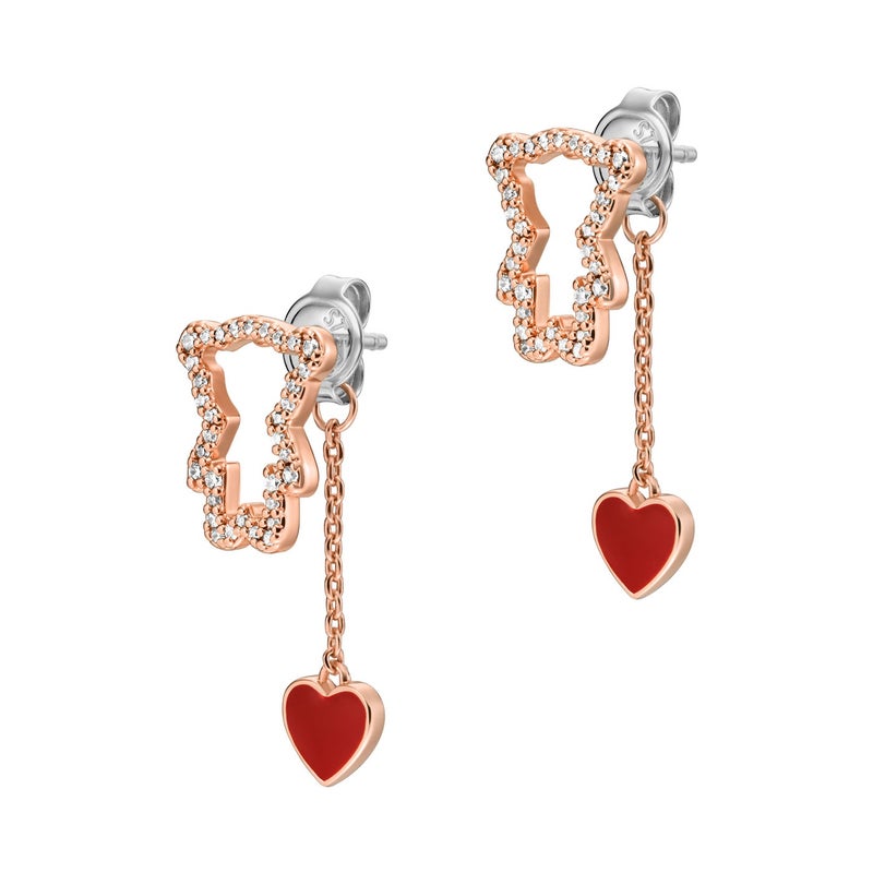 EMPORIO ARMANI Egs3163221 Rose Gold Plated Brass Stud Earrings - Image 3