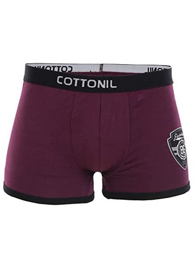 COTTONIL Printed Mid-Rise Boxers Pack Of 3 