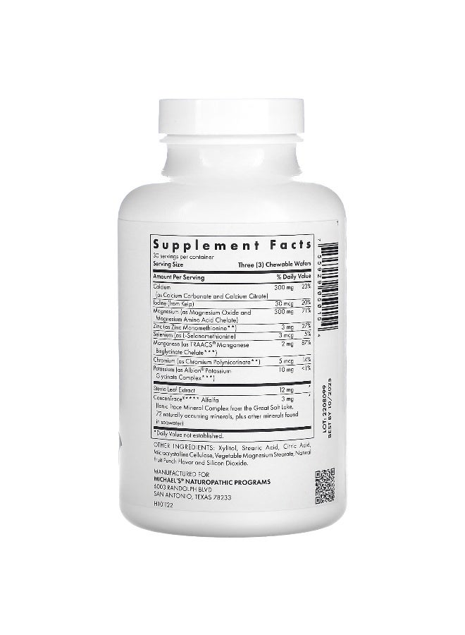 Michael's Naturopathic Michael's Naturopathic, Chewable Minerals, Natural Fruit Punch, 90 Chewable Vegan Wafers - Image 2