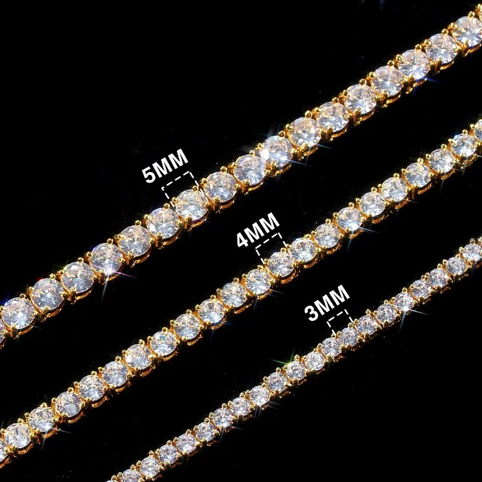 Chavin Gold Waterway Stone Women's Necklace Chain EK18SR-5