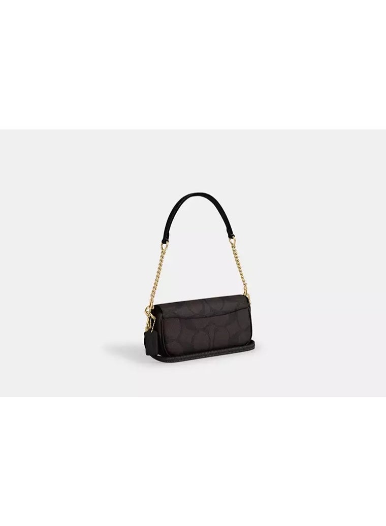 coachoutlet Hailey Flap Bag in Signature Canvas – Stylish Shoulder & Crossbody Bag - Image 4
