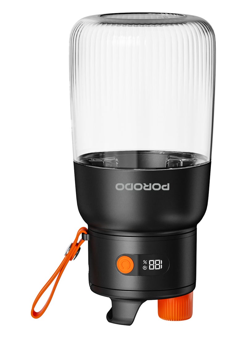 Portable Blender 1L with LED Display / 12 Stainless Steel Blades / Blend and Sip / Quick Prep Time / Blend on the Go - Black/Orange - pzsku/Z0A848983AF4BF34C739AZ/45/_/1731484781/57d0f9ae-a4f1-4a79-88e9-1df3be54d7d3