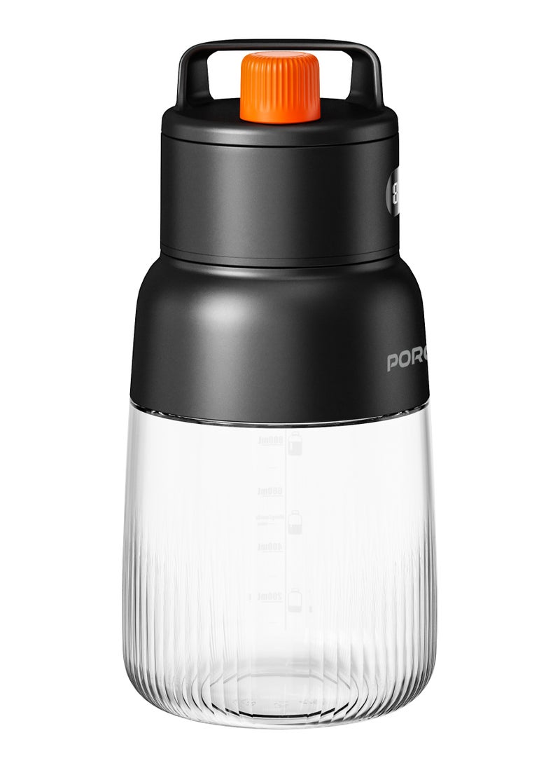 Portable Blender 1L with LED Display / 12 Stainless Steel Blades / Blend and Sip / Quick Prep Time / Blend on the Go - Black/Orange - pzsku/Z0A848983AF4BF34C739AZ/45/_/1731484783/fdfd3307-ccda-4c5e-ac85-a45acc92c953