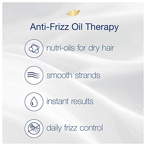 Dove Nutritive Solutions Dry Hair Conditioner for Frizzy Control Oil Therapy with Nutri-Oils Moisturizing Conditioner Formula Smooths Hair 12 oz, 4 Count - Image 3