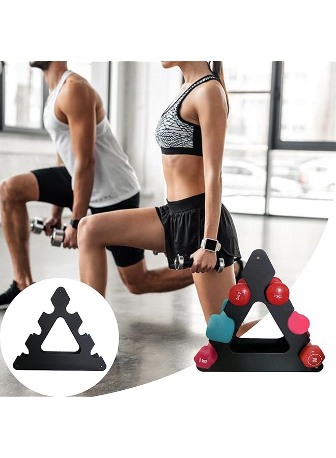 Oasisgalore Portable Dumbbell Stand Heavy Duty A Frame Dumbbell Storage Rack Dumbbell Stand & Weight Racks for Home Gym Dumbbell Storage - Image 3
