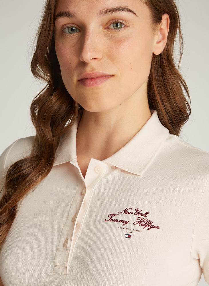 TOMMY HILFIGER - Logo Detail Polo T-Shirt - Image 1