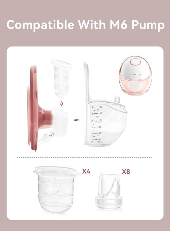 TOVVILD 12PCS M6 Duckbill Valves & Silicone Diaphragm Compatible with Momcozy Mobile Style, Not Original M6 Replacement Parts - Image 3