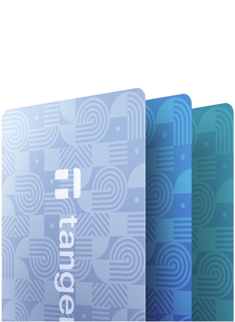 tangem - Tangem Crypto Hardware Wallet 2.0 [PACK OF 3 Cards] - Sky Blue - Image 1