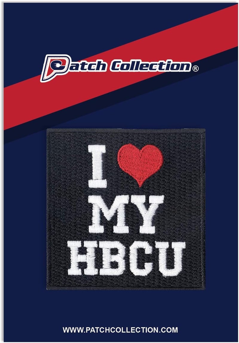 Patch Collection I Love Heart My HBCU Patch Love College Iron On Embroidered - Image 2