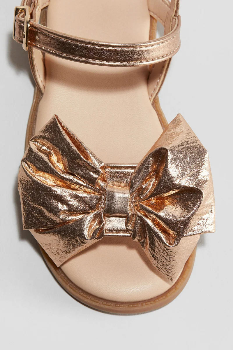 H&M Metallic-shimmering sandals