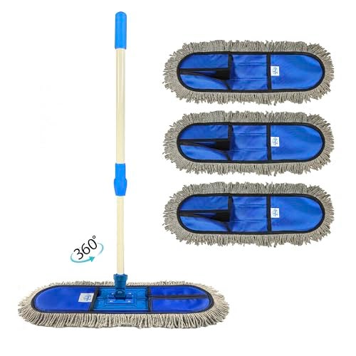 Simba Wet and Dry Cotton Pad Floor Mop 67x14x5 (18-Inch) Colour May Vary - Image 1