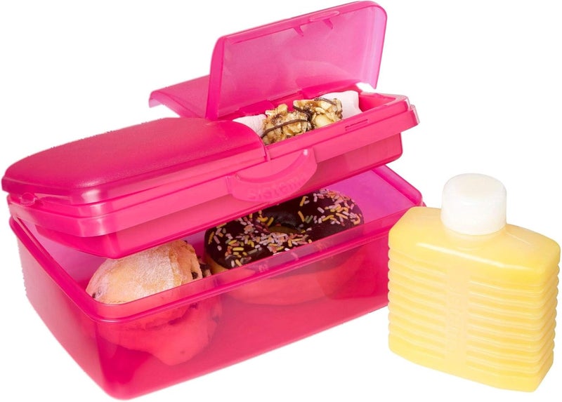 sistema صندوق غداء سيستما مع زجاجة مشروب - 4 أقسام - Image 5
