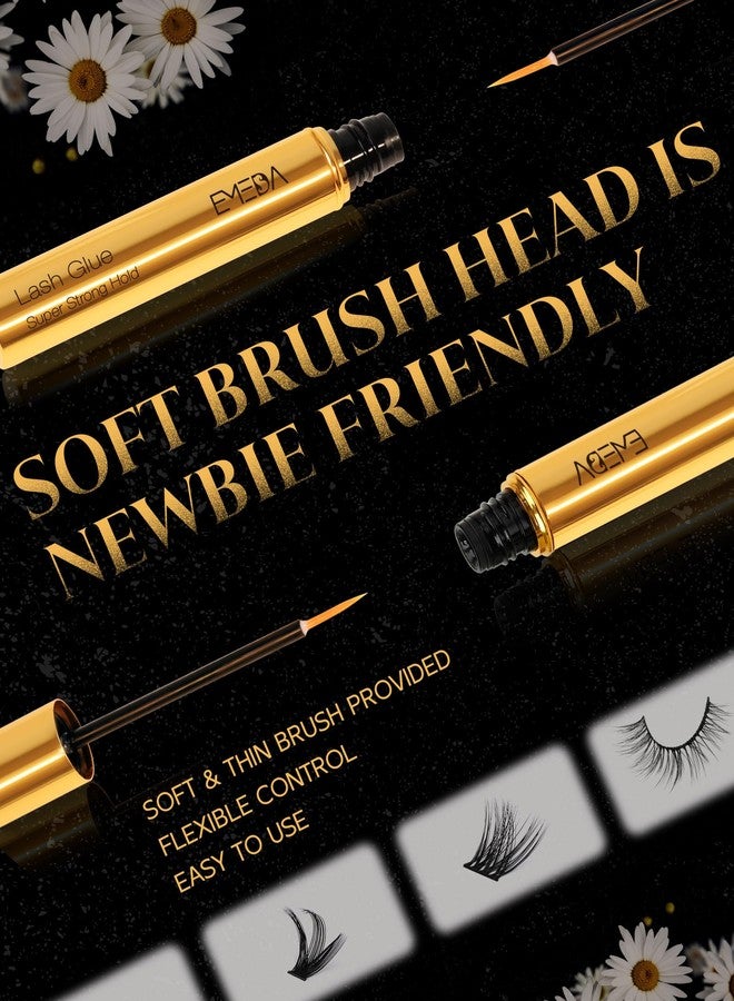 EMEDA Lash Eyelash Glue Adhesive Waterproof - Chamomile Super Strong Hold Latex Free Hypoallergenic Formaldehyde-Free Strip Eyelash Adhesive 5ml 0.17fl.oz Clear Lash Glue by EMEDA - Image 5