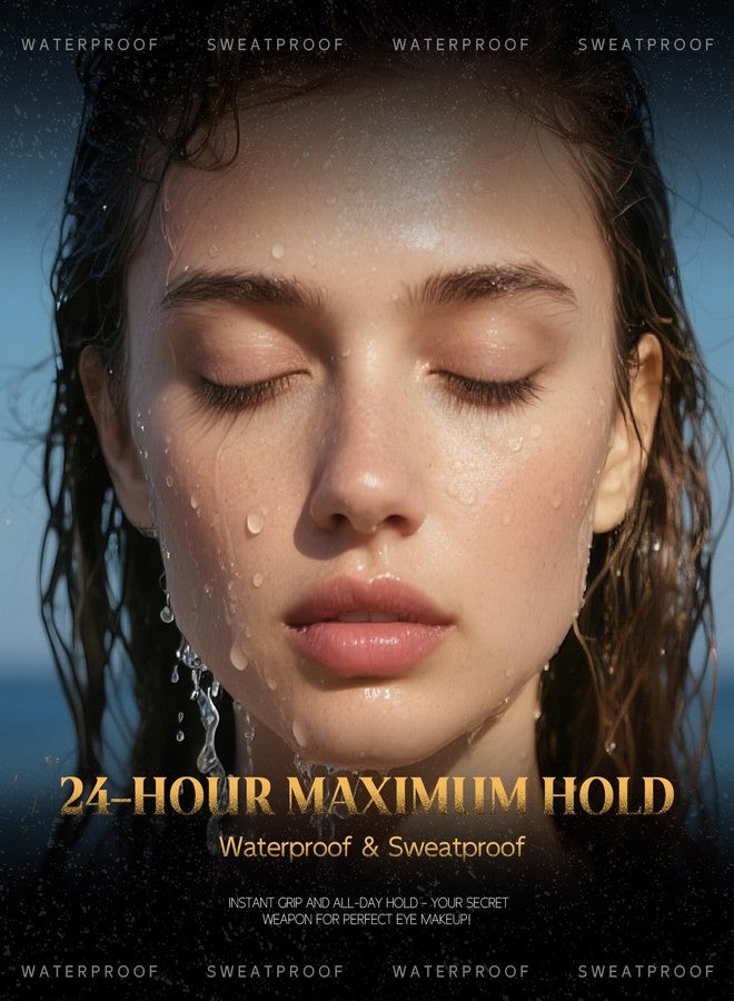 EMEDA Lash Eyelash Glue Adhesive Waterproof - Chamomile Super Strong Hold Latex Free Hypoallergenic Formaldehyde-Free Strip Eyelash Adhesive 5ml 0.17fl.oz Clear Lash Glue by EMEDA - Image 4