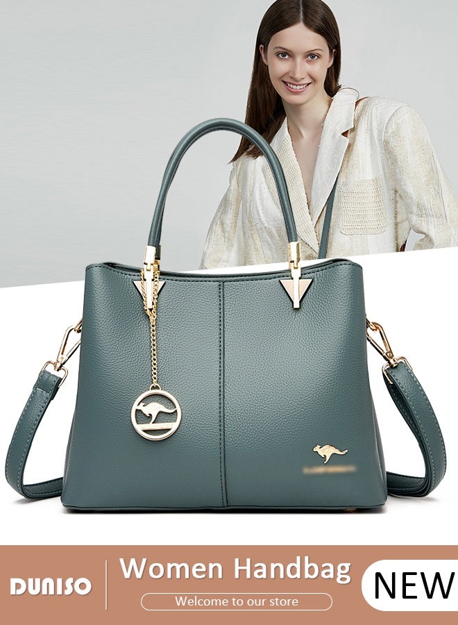 DUNISO Fashion Women Handbags PU Leather Waterproof Adjustable Handle Satchel Shoulder Bags Ladies Tote Bag Casual Crossbody Bags for Womens  - Image 1