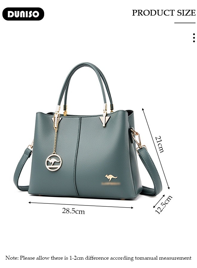 DUNISO Fashion Women Handbags PU Leather Waterproof Adjustable Handle Satchel Shoulder Bags Ladies Tote Bag Casual Crossbody Bags for Womens  - Image 2