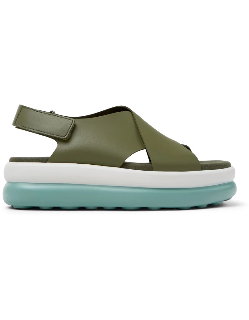 Camper Pelotas Flota Up, Women Sandal, Green