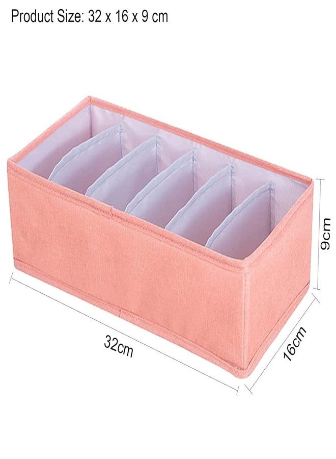 FORKLS 6-Grid Foldable Wardrobe Clothes Organizer | Space-Saving Closet Storage Solution - Image 3