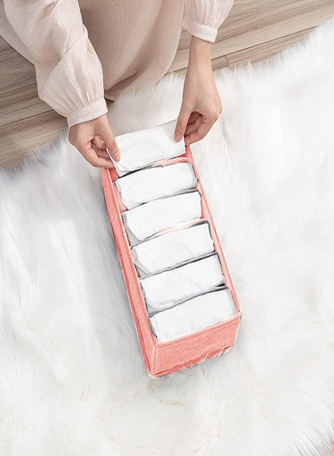 FORKLS 6-Grid Foldable Wardrobe Clothes Organizer | Space-Saving Closet Storage Solution - Image 2