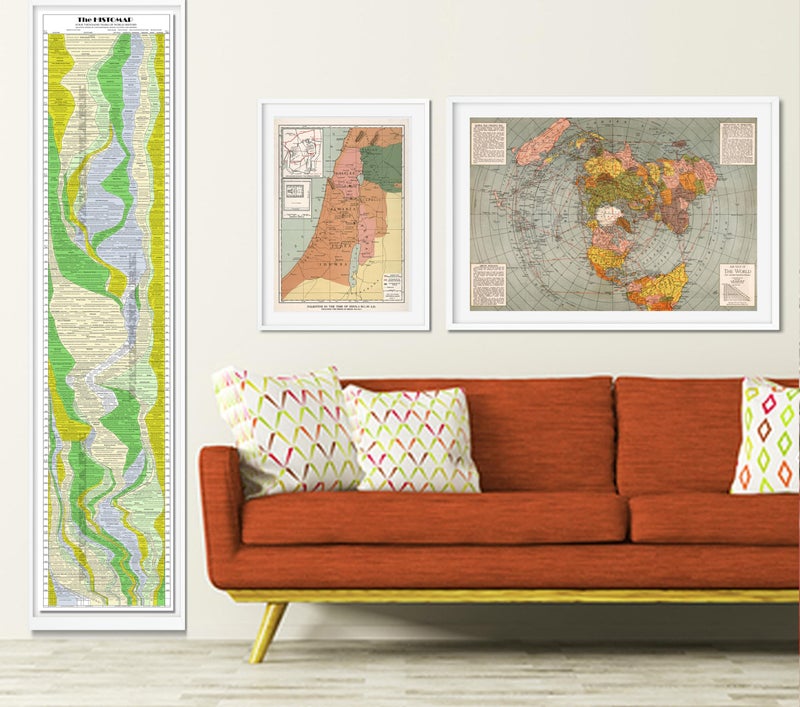 ArtCantHurtU Histomap Of World History 1931 Map -Restored Version- 4000 Year Timeline Chart Poster (17x77) Social Studies - Ancient Civilizations - School Teacher Gifts - Homeschool Decor - Image 3