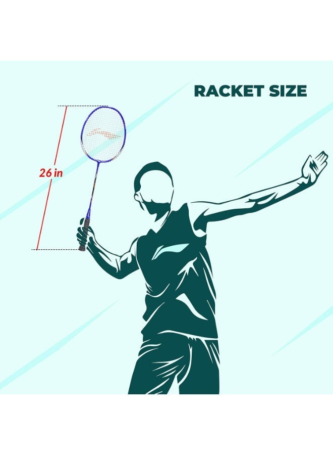 Li-Ning XP 901-PV SINDHU Signature Series premium  Aluminium-Alloy Isometric Strung Badminton Racquet with out head Cover - Image 5