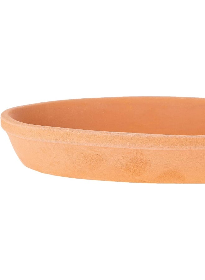 AKDC Oval Flat 12Cm X 23Cm X 3Cm Clay Colour - Image 2
