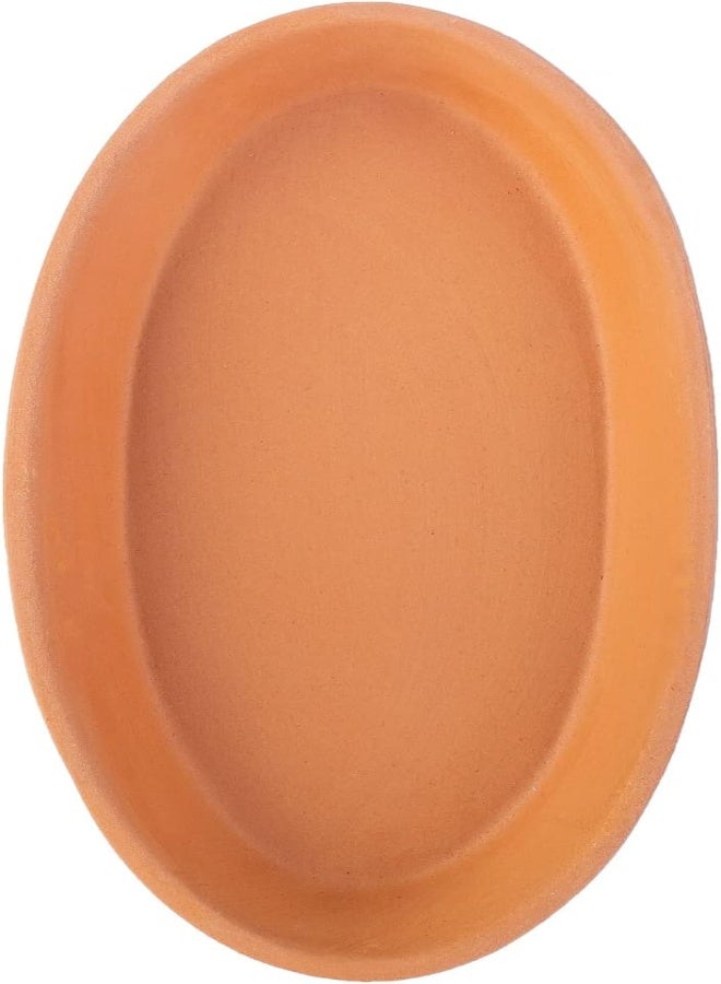 AKDC Oval Flat 12Cm X 23Cm X 3Cm Clay Colour - Image 5