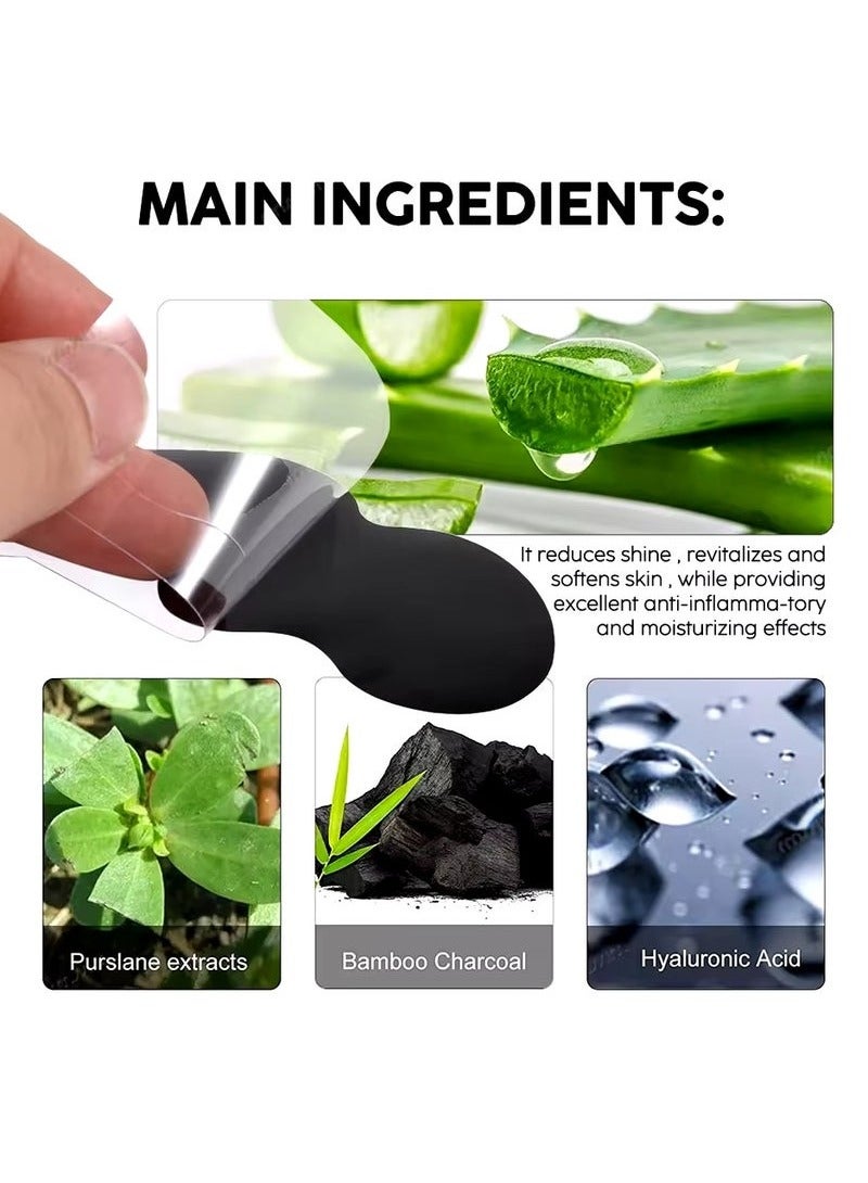 ATRJSZ Unisex Blackhead Remove Mask Peel Nasal Strips Deep Shrink Cleansing Pore Nose Black Head Remove Stickers Skin Care Mask Patch(10PCS) - Image 3